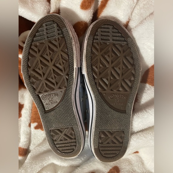 Light blue kids converse size 13 - Picture 2 of 4